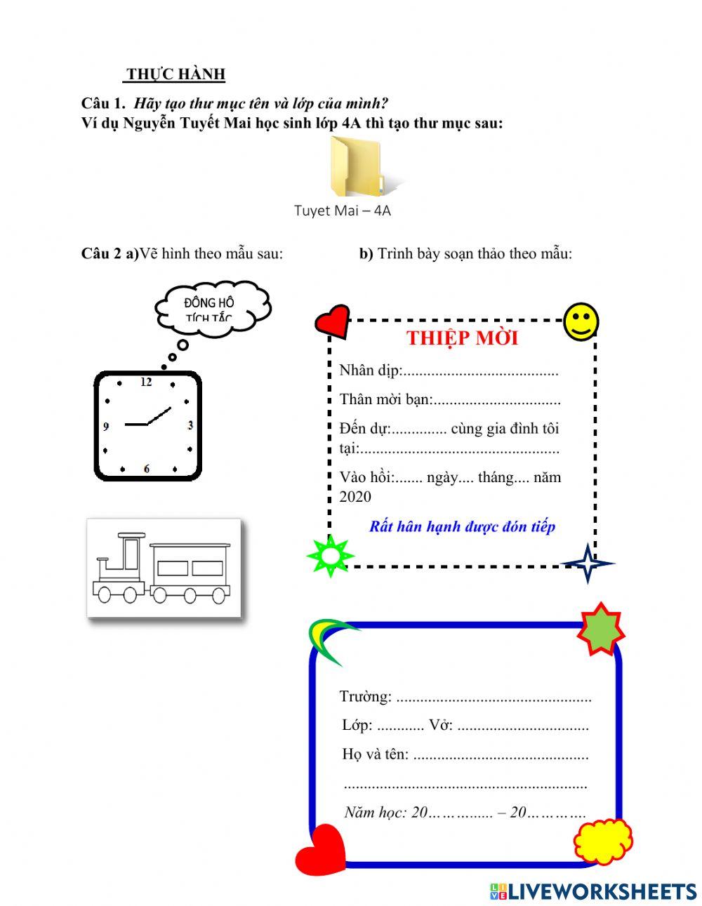 Đề cương ôn tập lớp 4