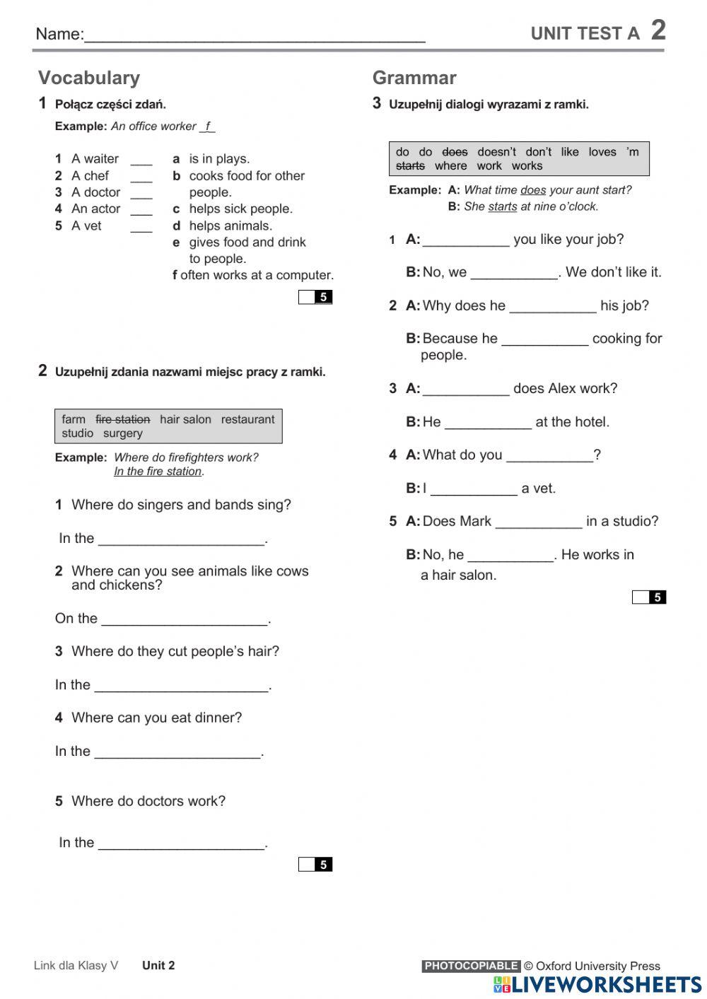 LINK 5 Unit 2 Test 6801851 Dorpie LiveWorksheets link-5-unit-2-test-6801851-dorpie-liveworksheets