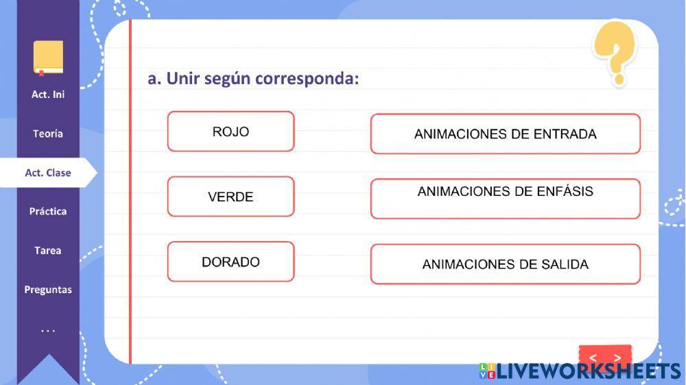 Actividad en clase computación quinto