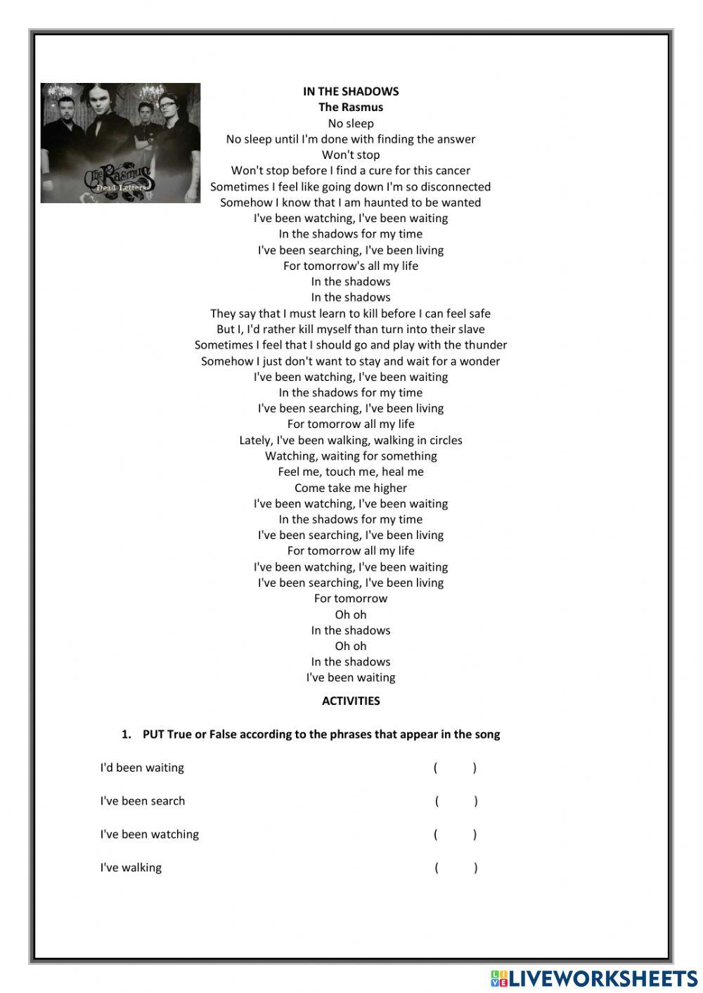 Present Perfect Continuous interactive exercise for Grade 3 Live