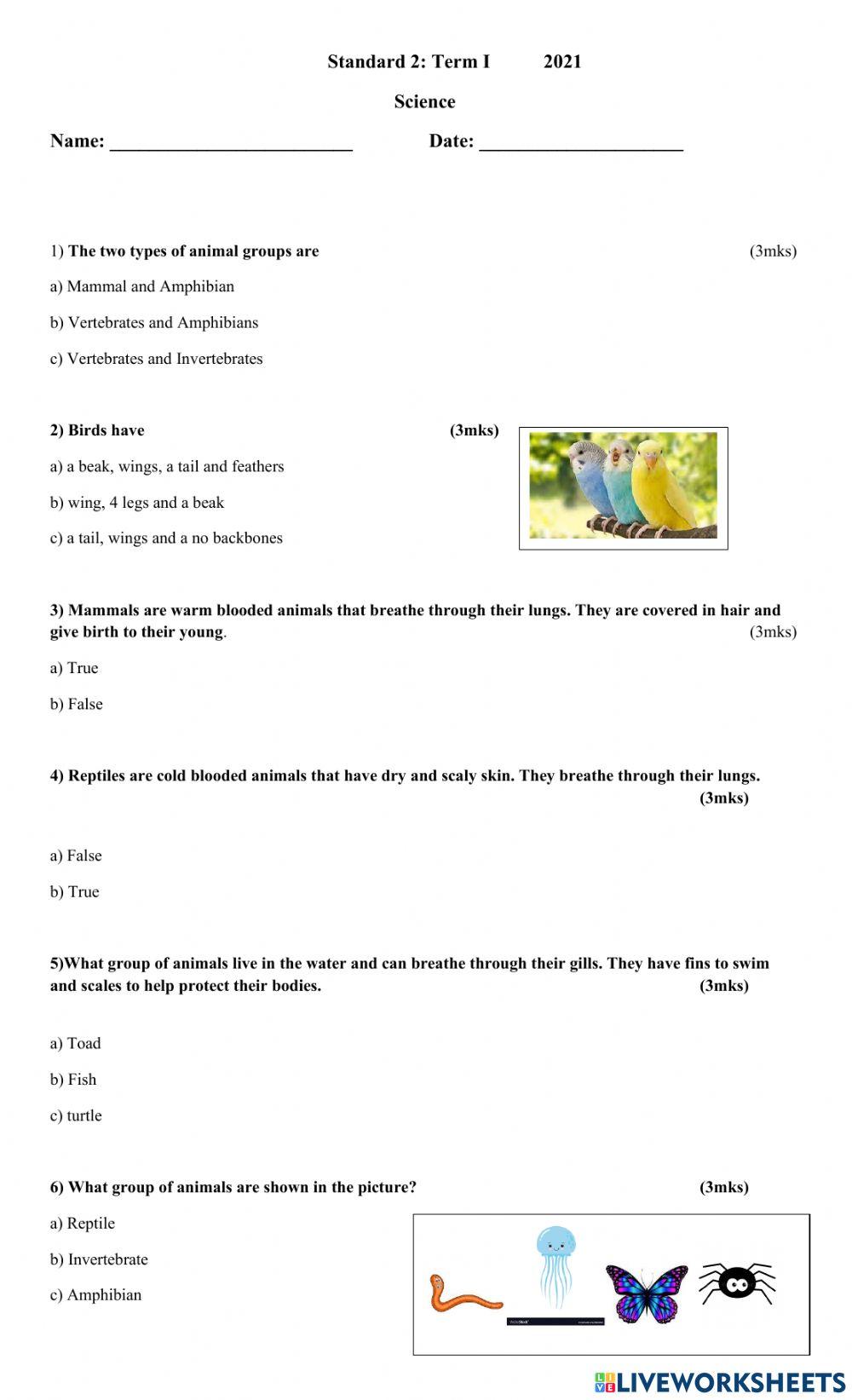 Science agri science test 2613902 missdarlene