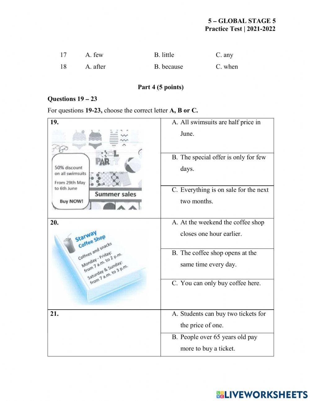 GS5-EOT-Practice Test 1-Reading & Writing