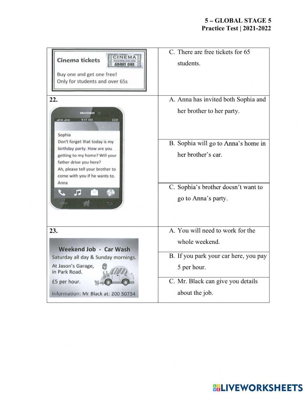 GS5-EOT-Practice Test 1-Reading & Writing