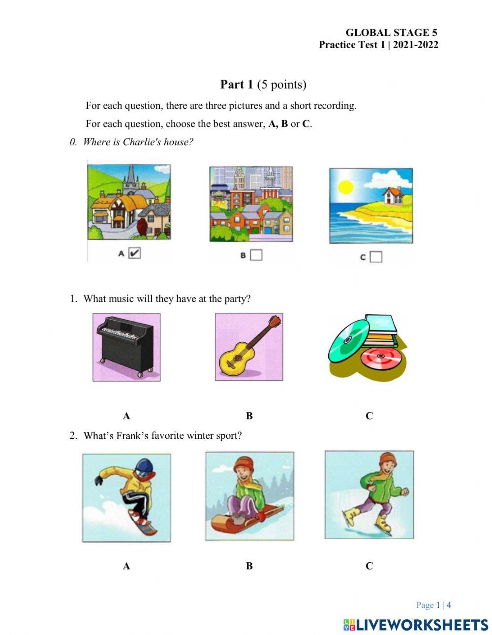 GS5-EOT-Practice Test 1-Listening