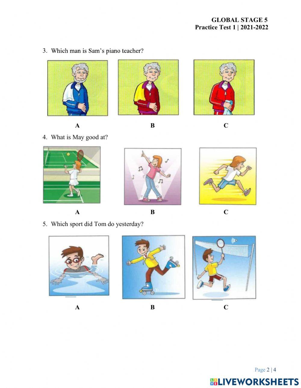 GS5-EOT-Practice Test 1-Listening