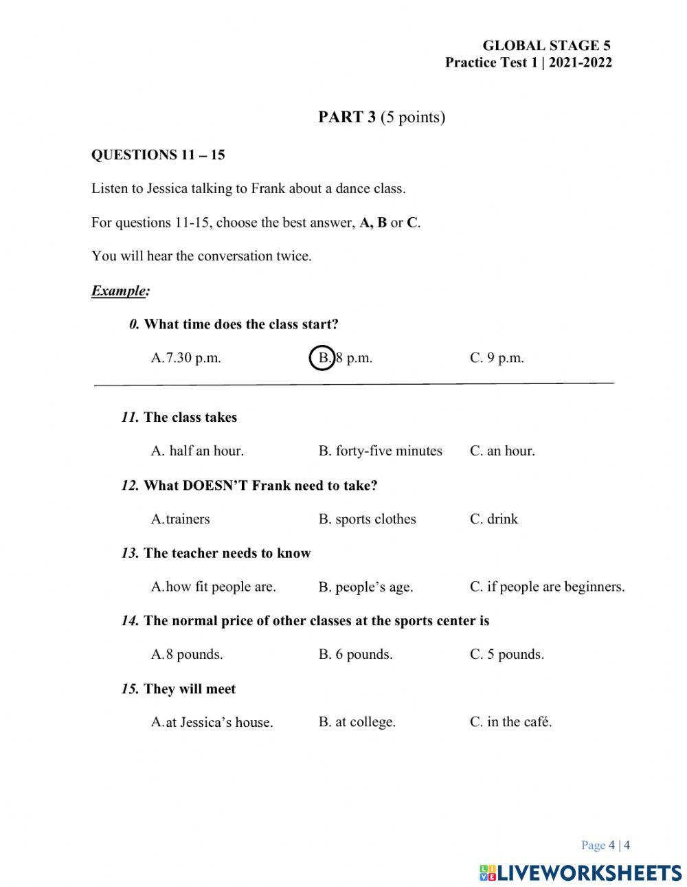 GS5-EOT-Practice Test 1-Listening