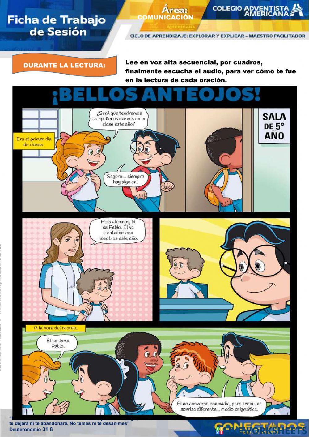 Las historietas y las onomatopeyas