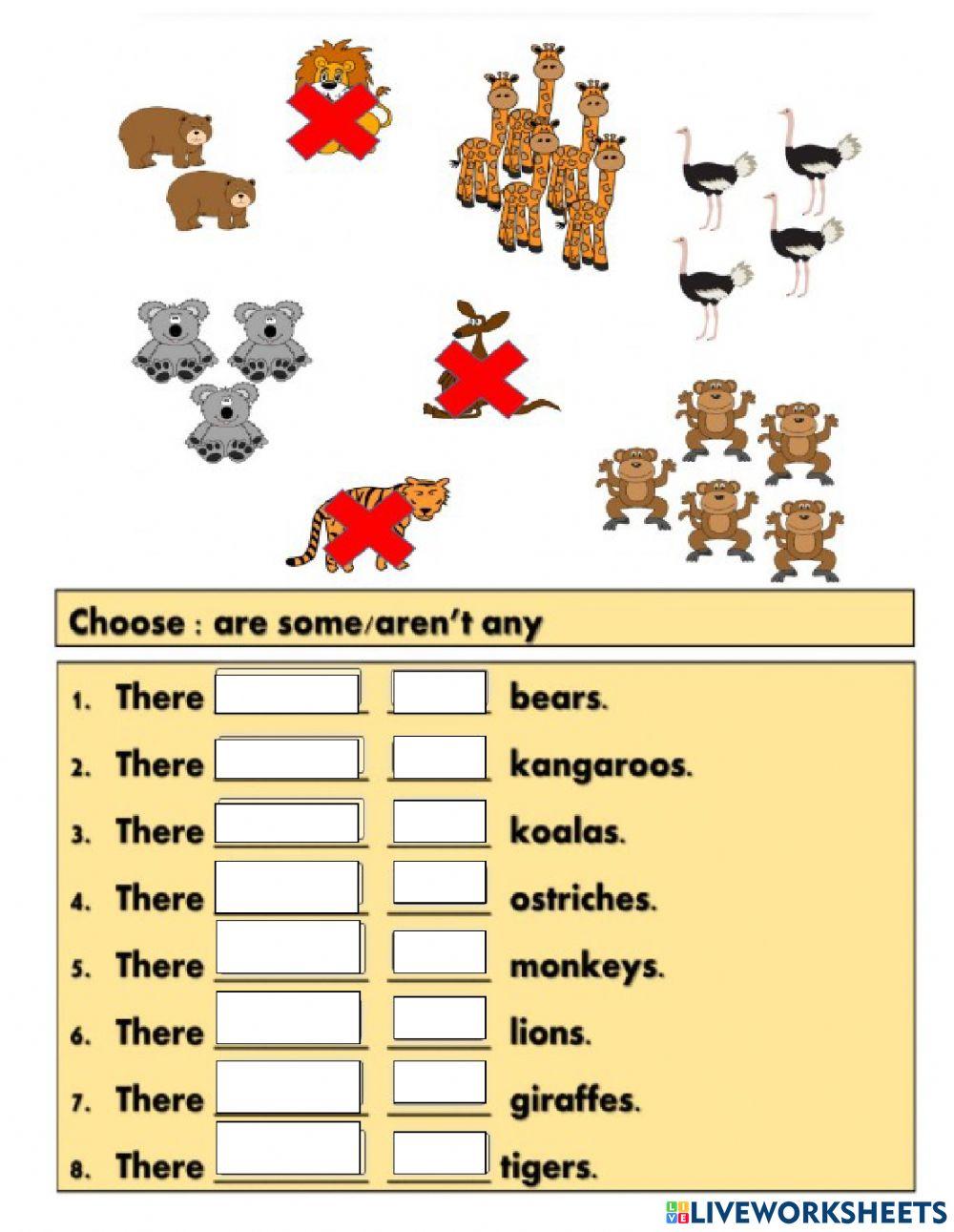 There are some there aren't any