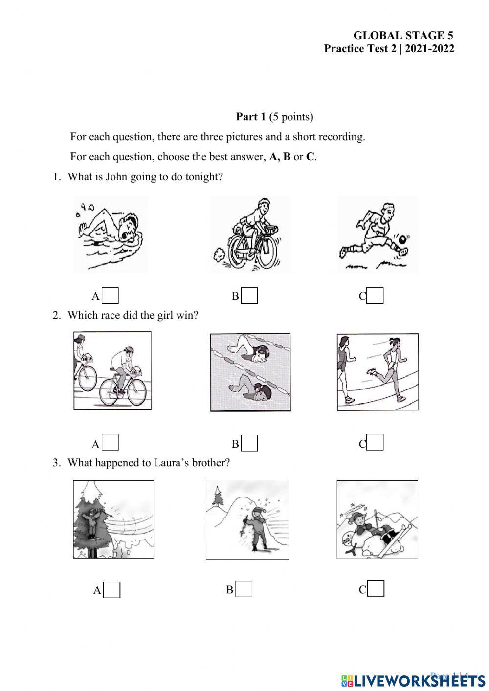 GS5-EOT-Practice Test 2- Listening