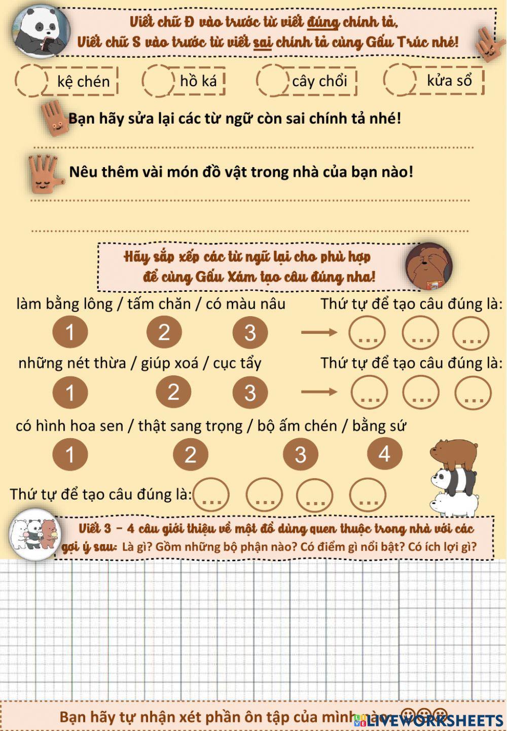 Ôn tập Tiếng việt tuần 11