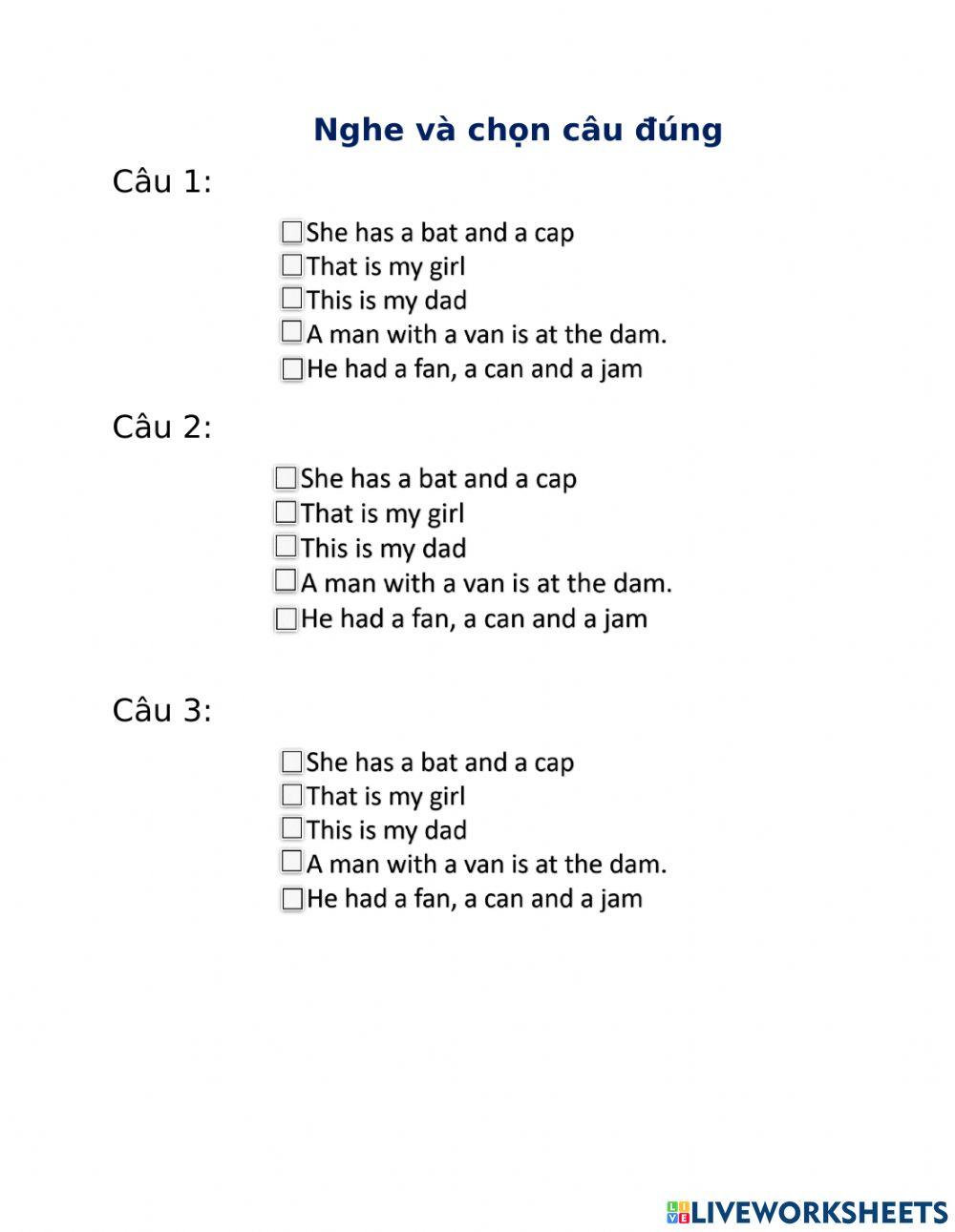 Phonics 2 review unit 1,1