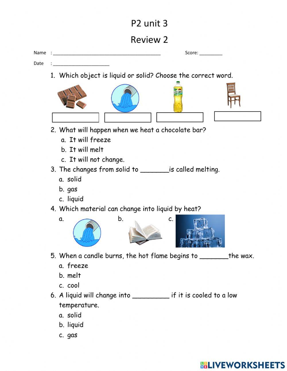 P2 Science Review 2