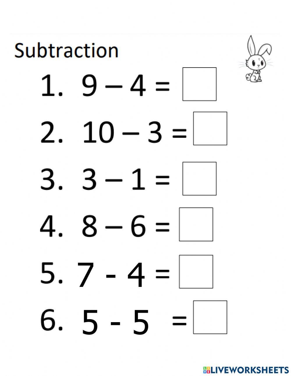 Subtractions