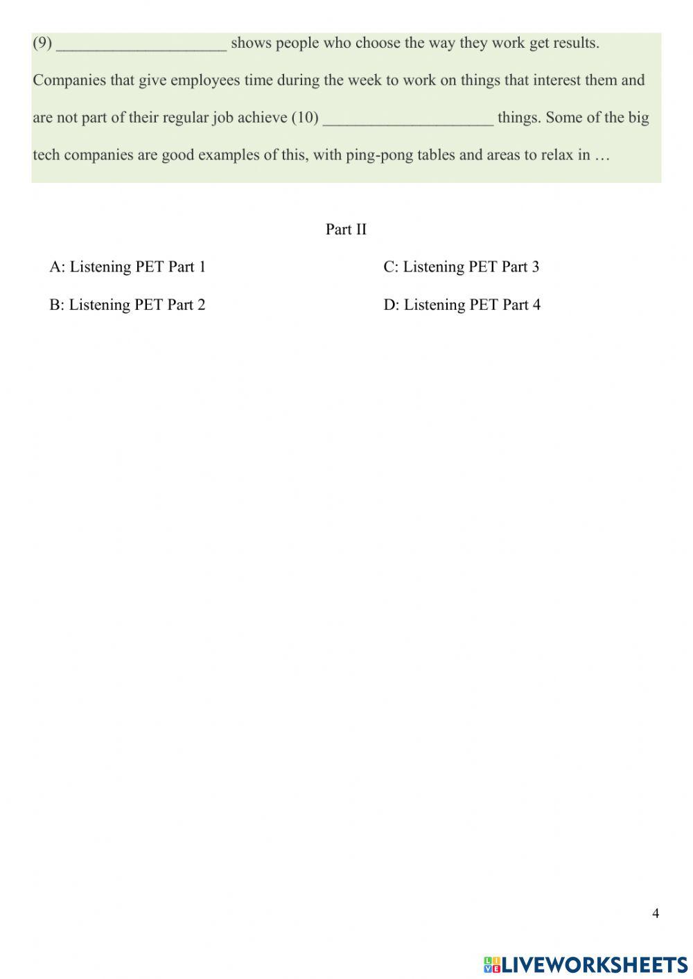 Final Level 5 Listening Test