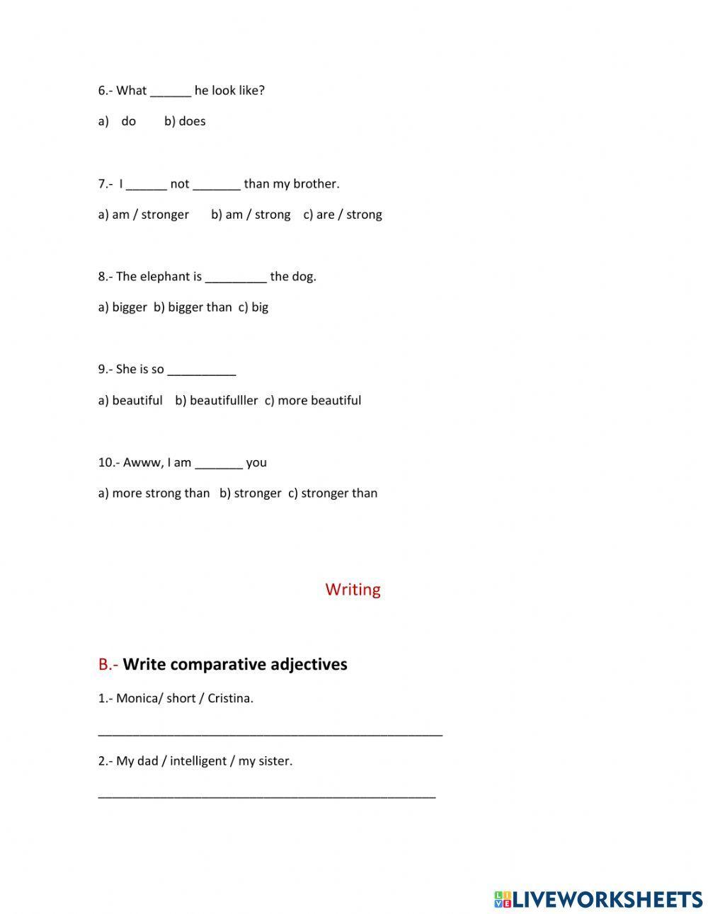 December exam 3rd grade