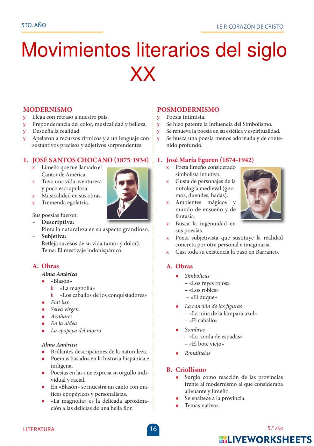 Modernismo Vanguardismo