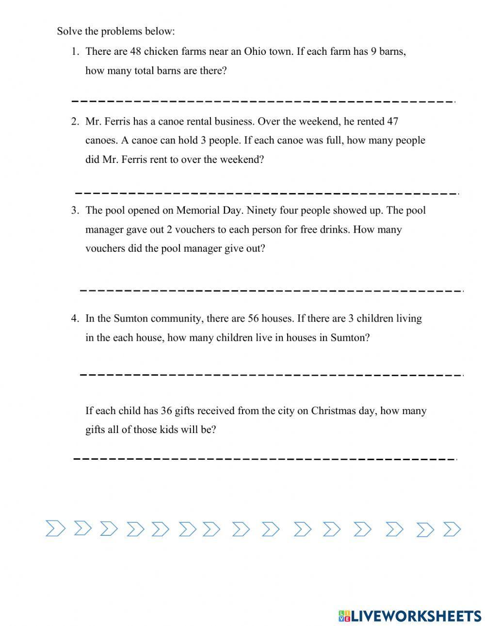 Multiplying a two digit number