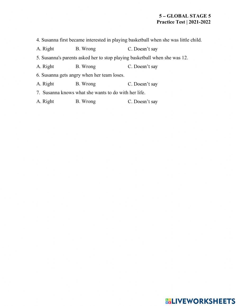 GS5-EOT-Practice Test 2-Reading