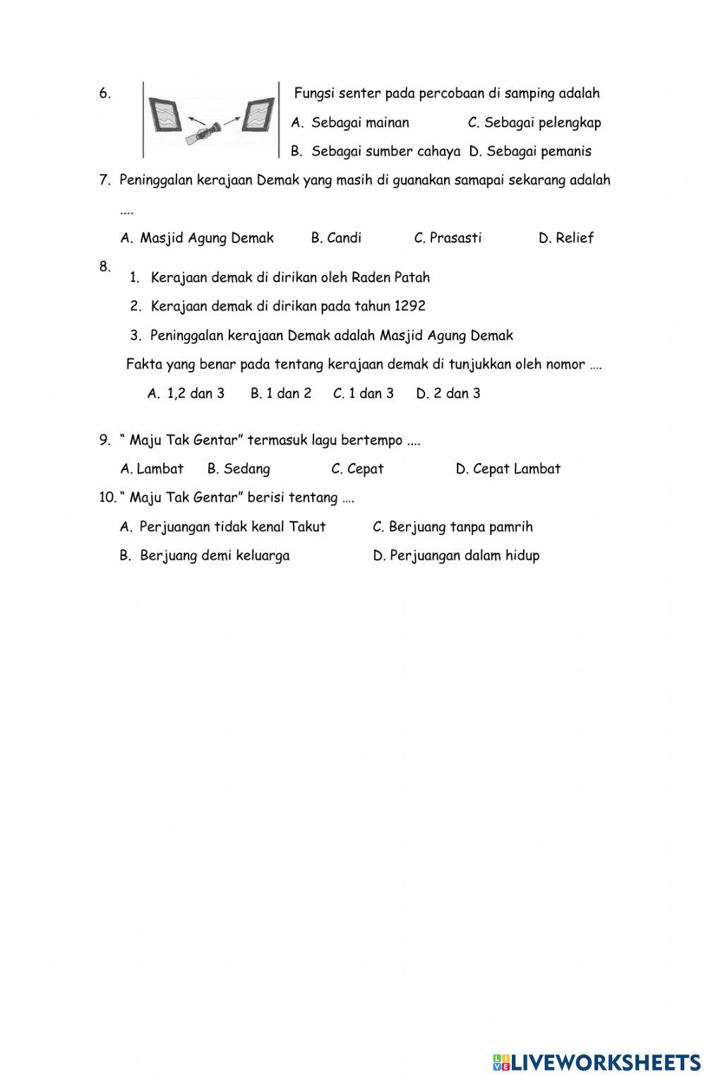 Evaluasi persiapan pas