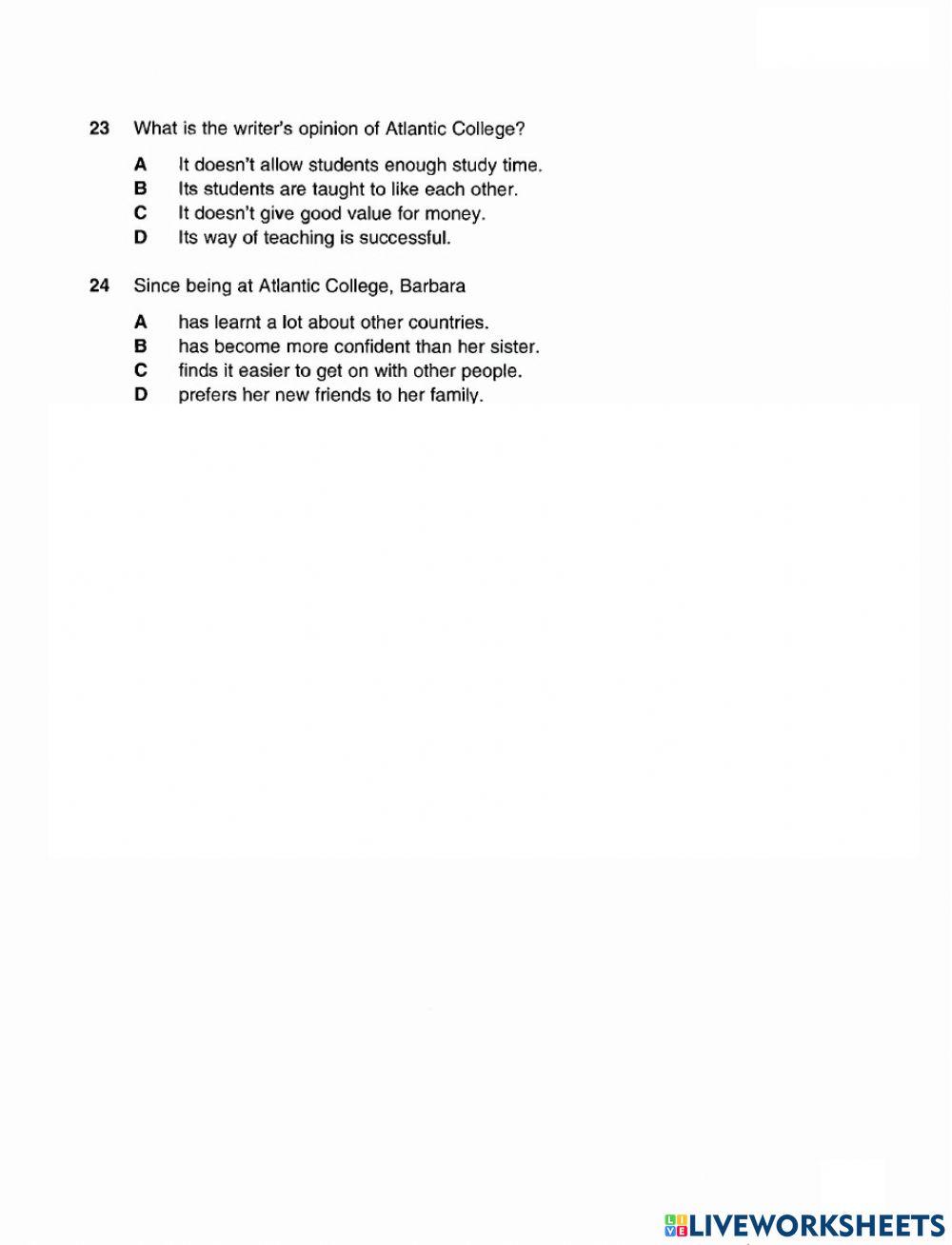 Pet 3 - test 2 - reading