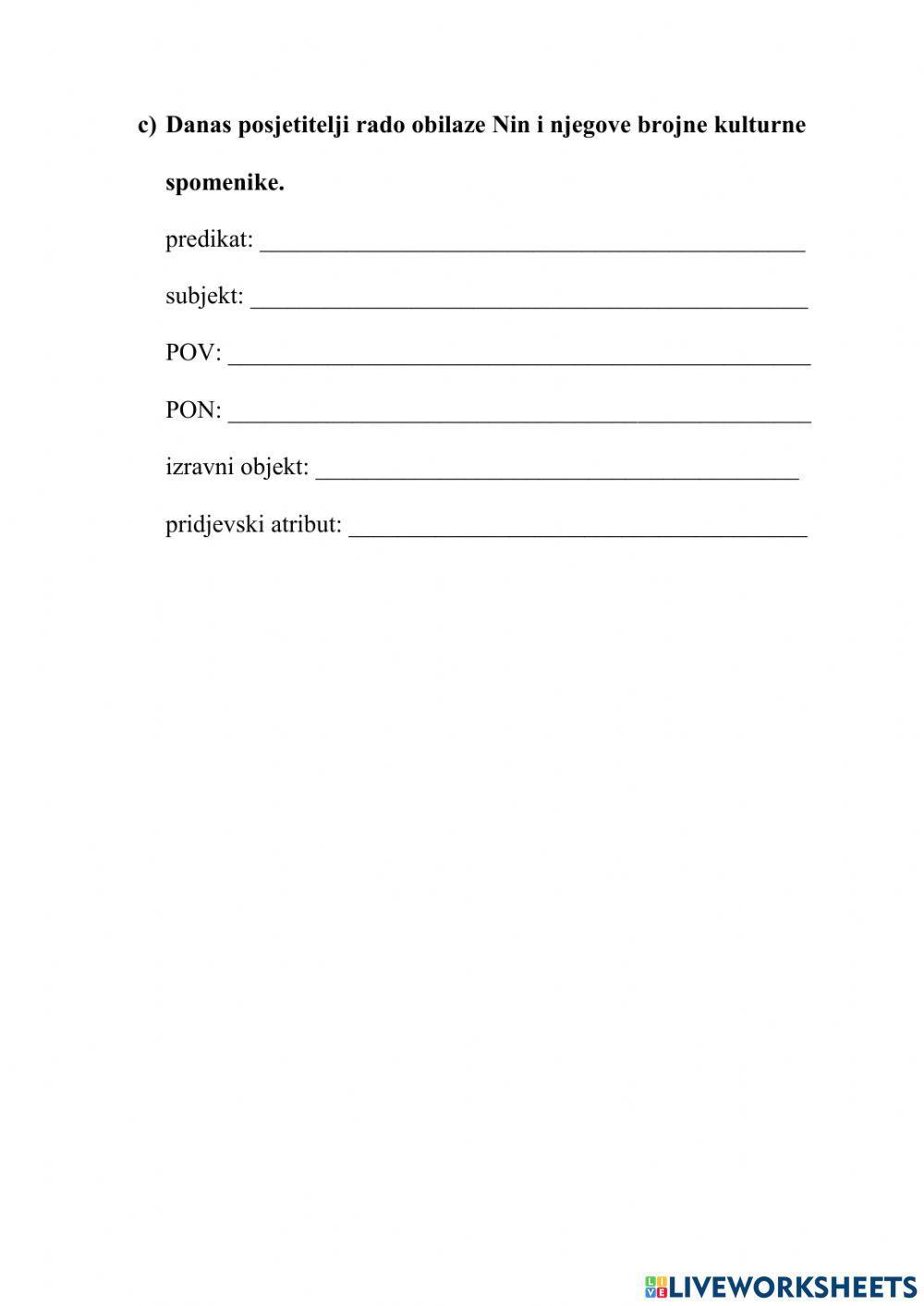 Služba riječi - atribut i apozicija