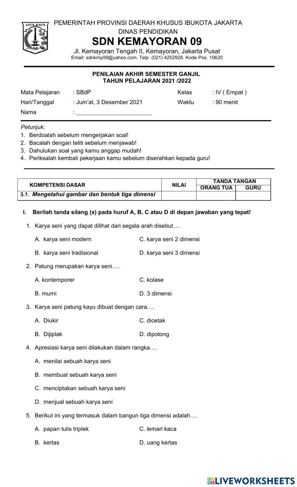 Pas sbdp kd 3.1 semester ganjil 2021-2022
