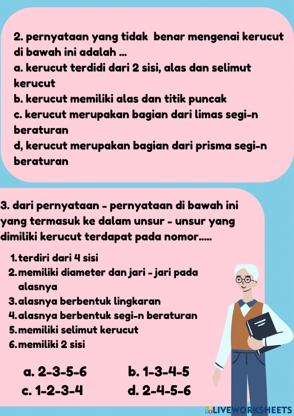 Evaluasi kerucut