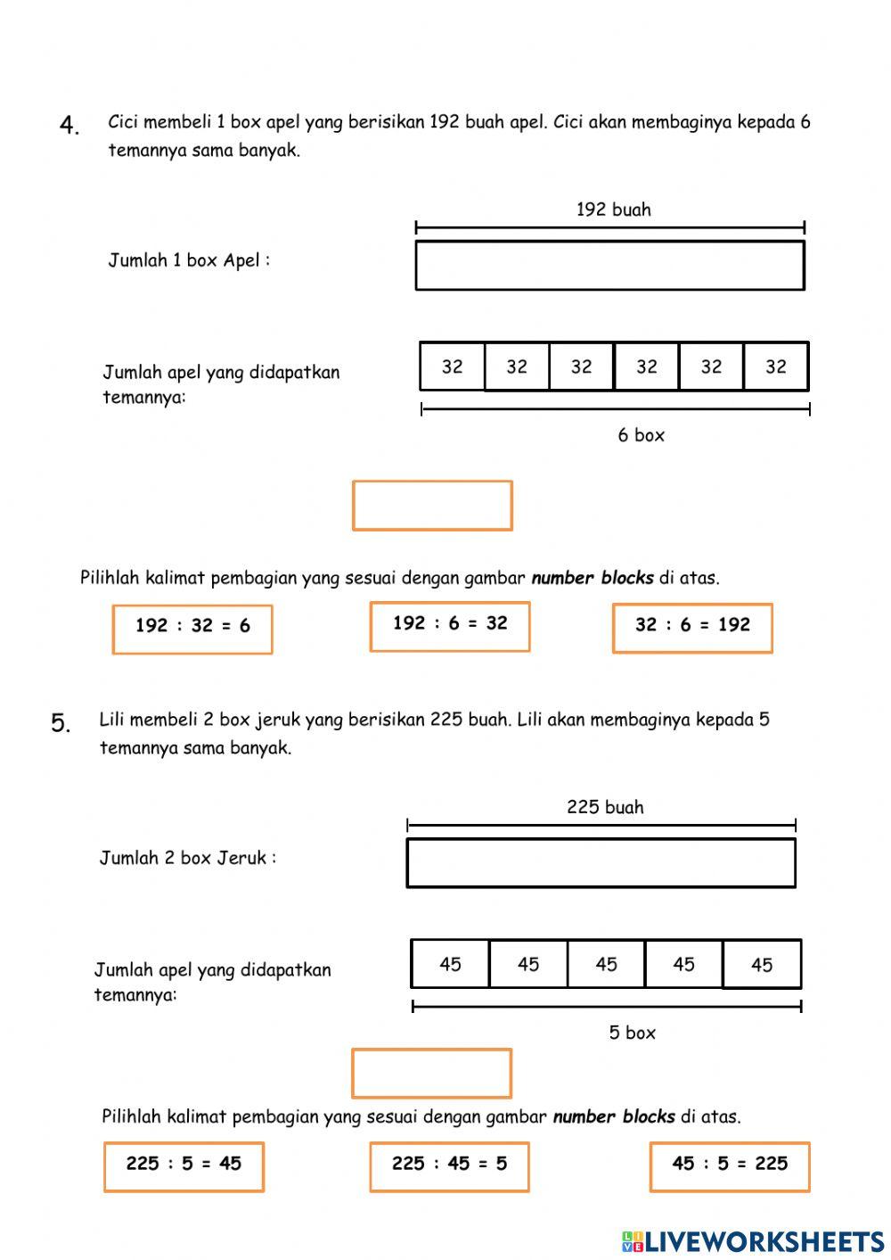 UH Matematika Pembagian