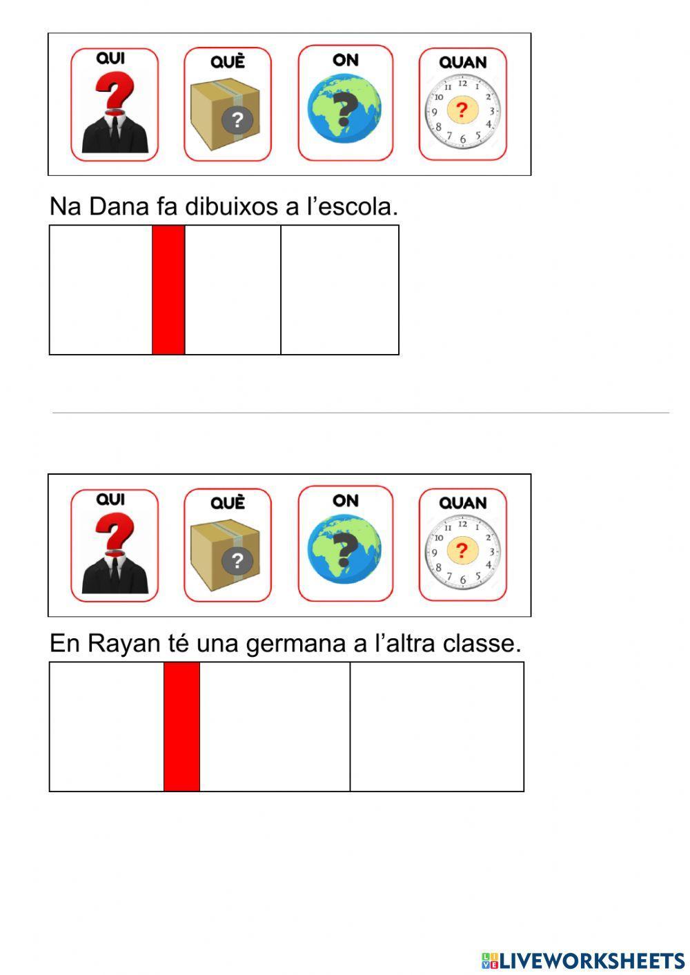 Les preguntes del verb