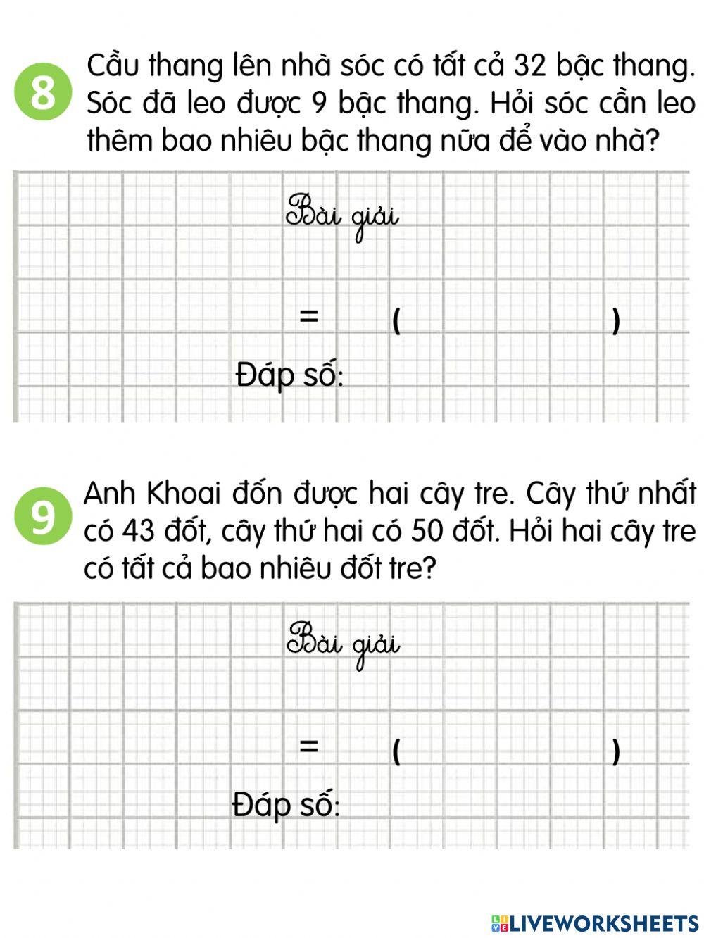 Luyện tập chung - Phần 2