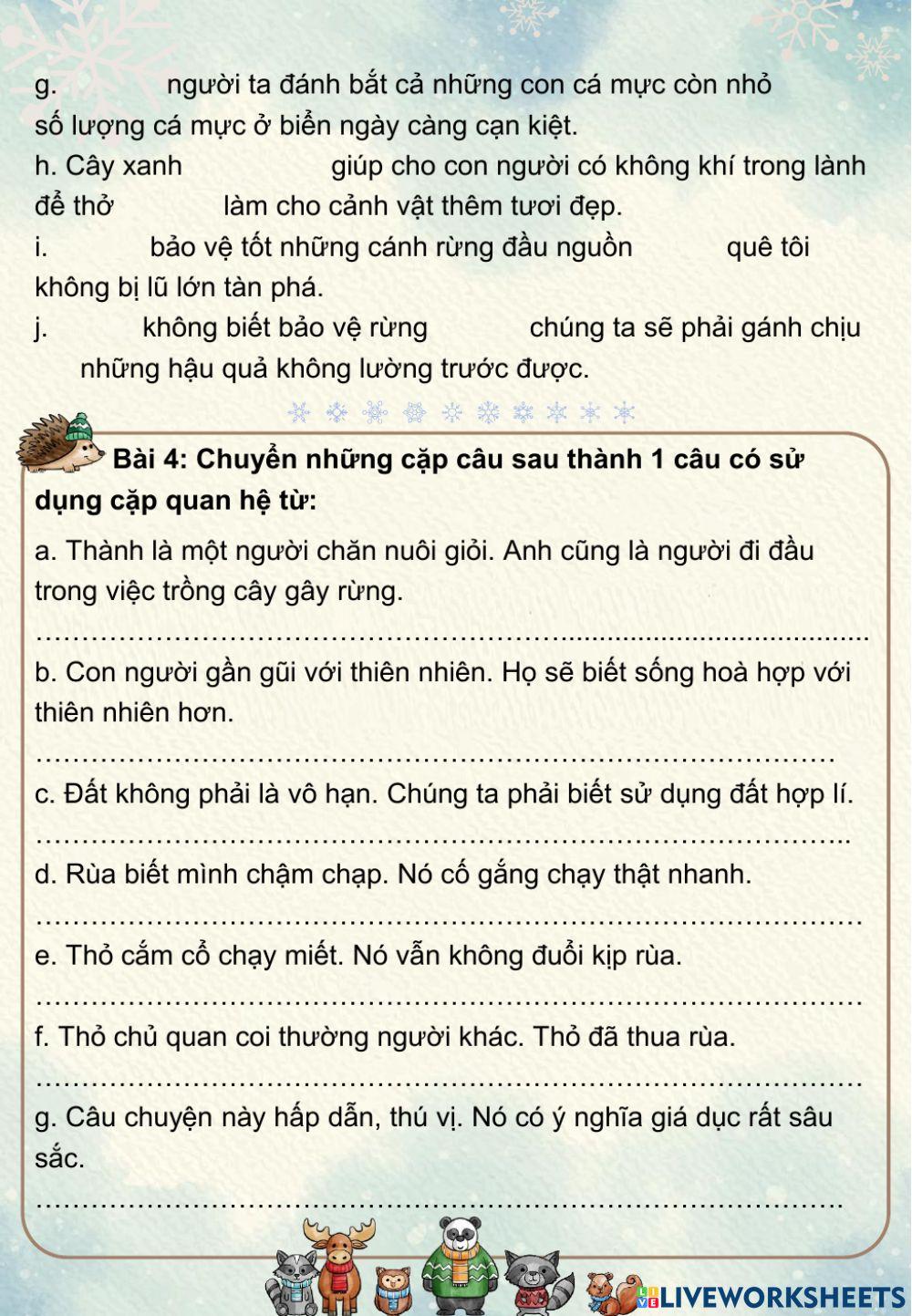 Quan hệ từ (3)