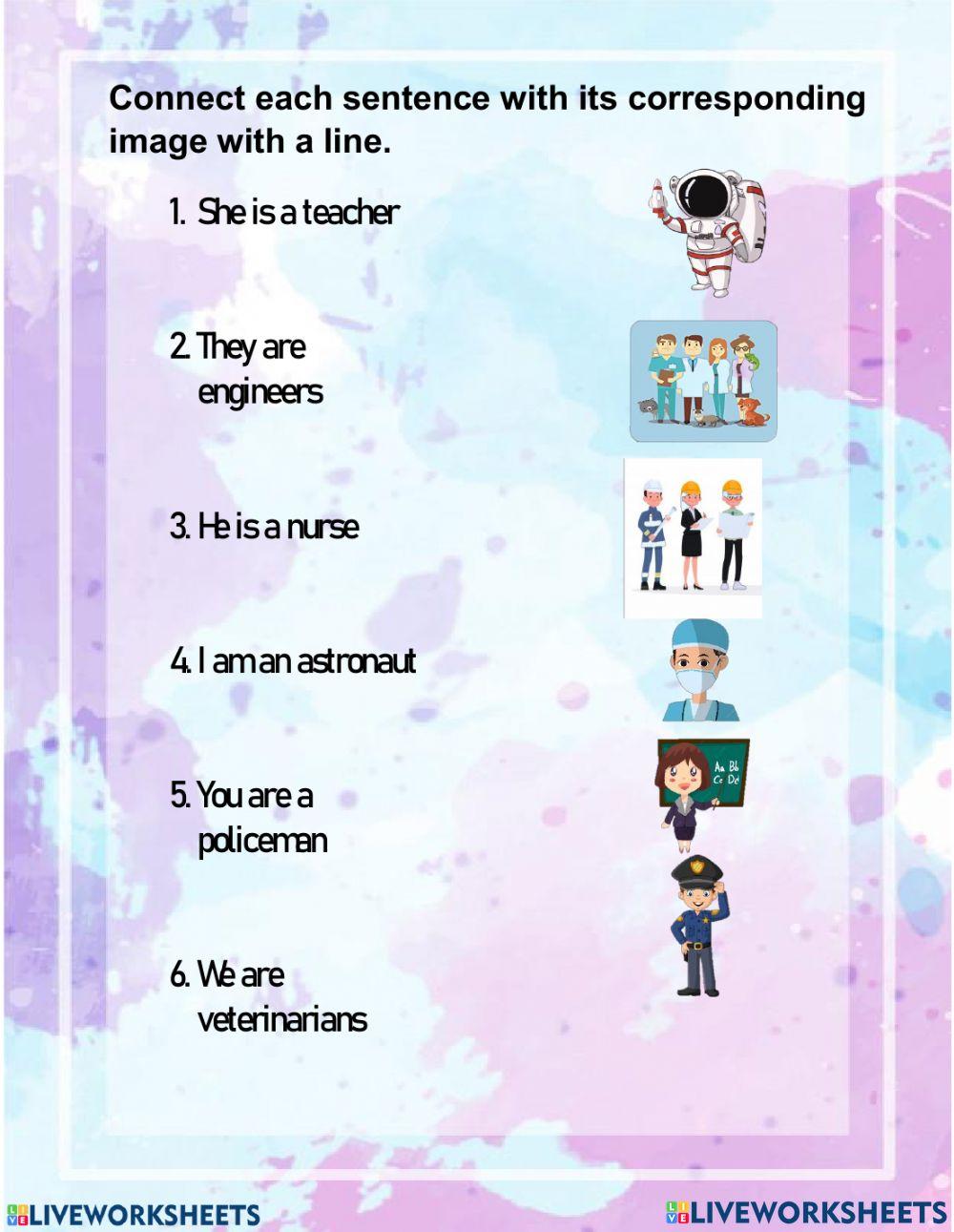 To Be and professions