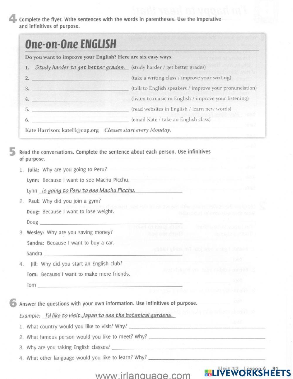 Level 2 unit 12 free interactive worksheets 4207785