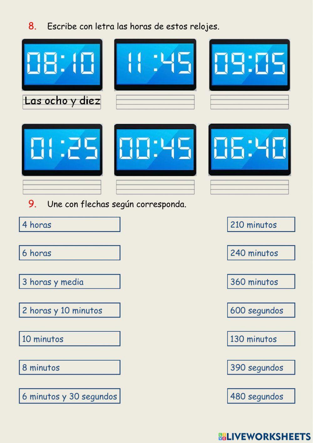 Repaso matemáticas mes de diciembre 3º