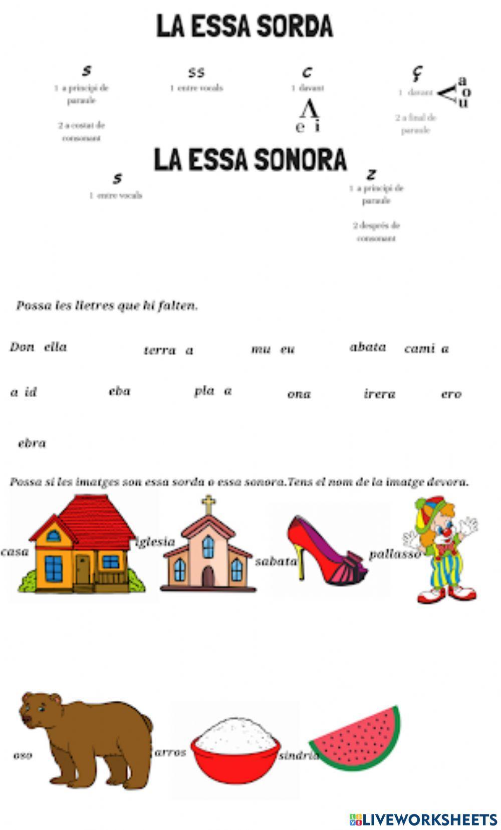 Essa sorda i essa sonora