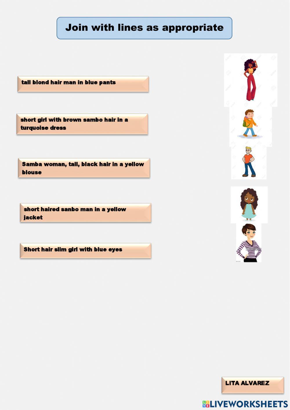 Descripción de  personas