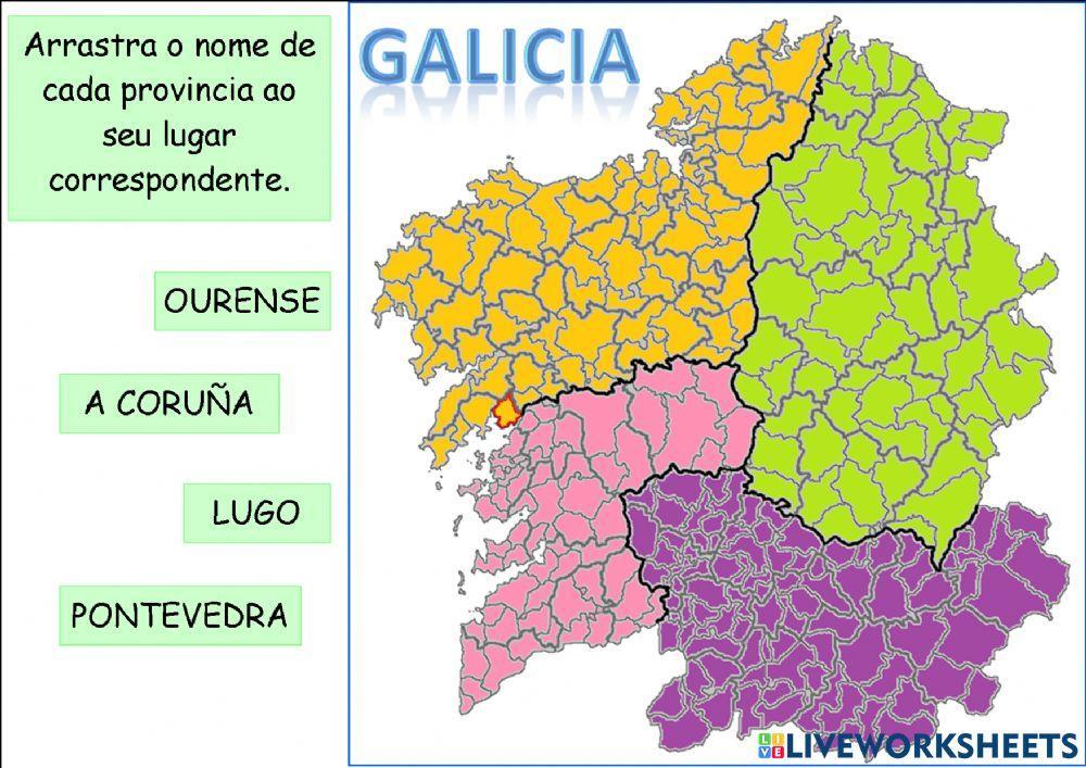 Provincias de Galicia Provincias de Galicia