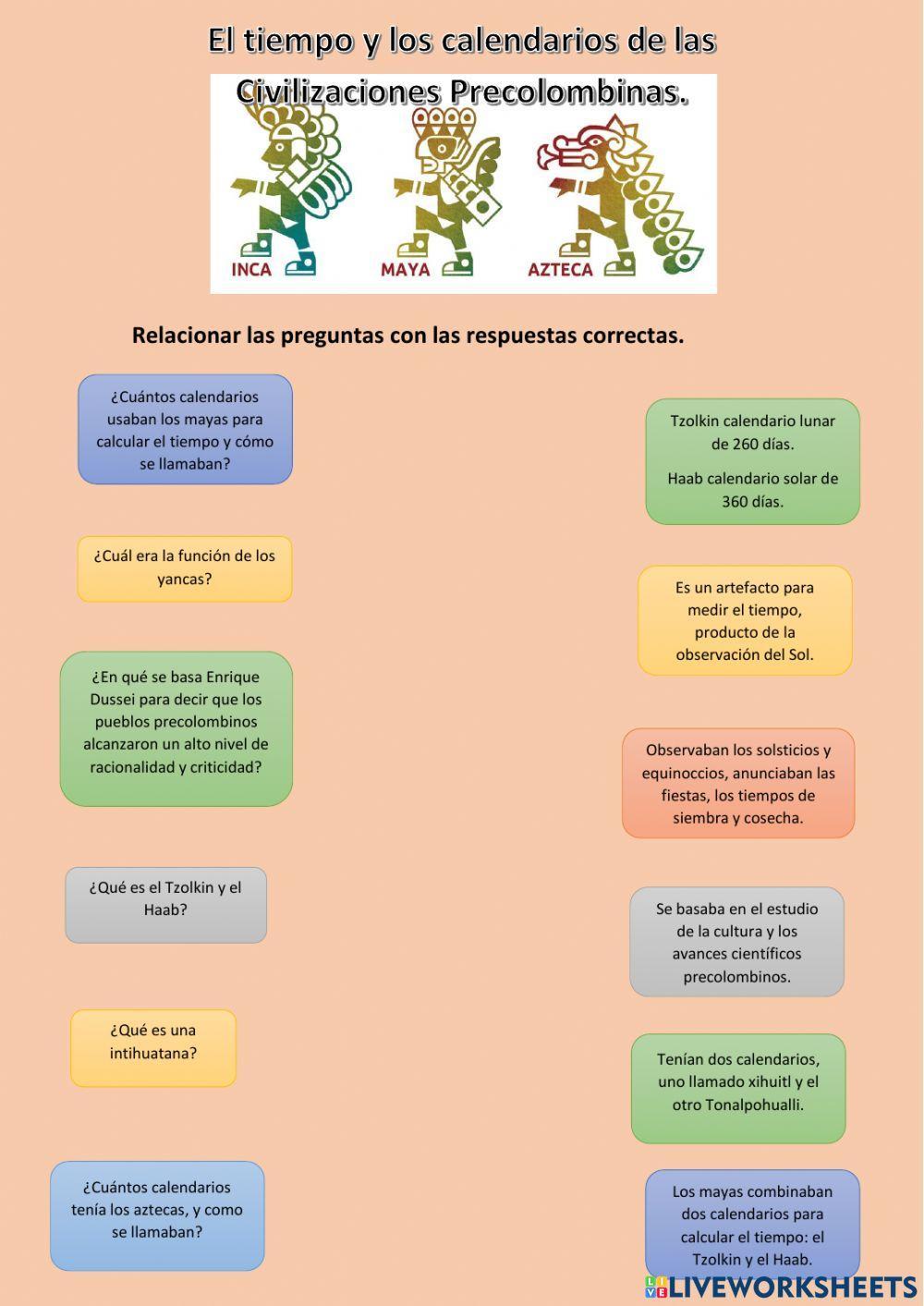 Calendario en las Civilizaciones Precolombinas