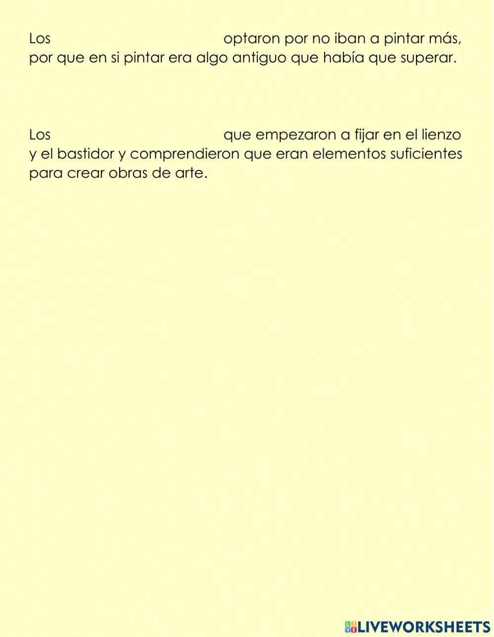 Para entender el arte contemporaneo