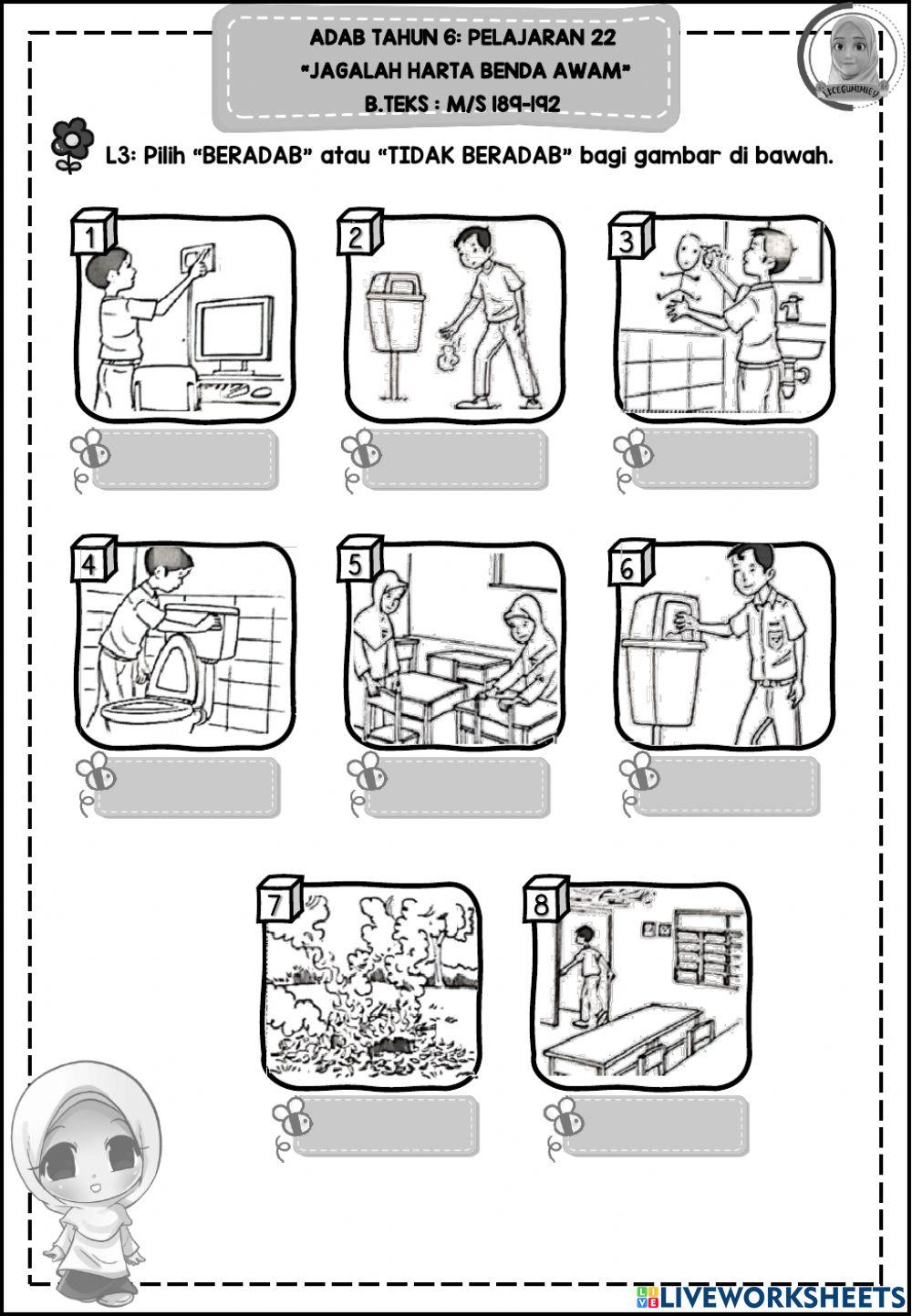 Adab tahun 6 : pelajaran 22