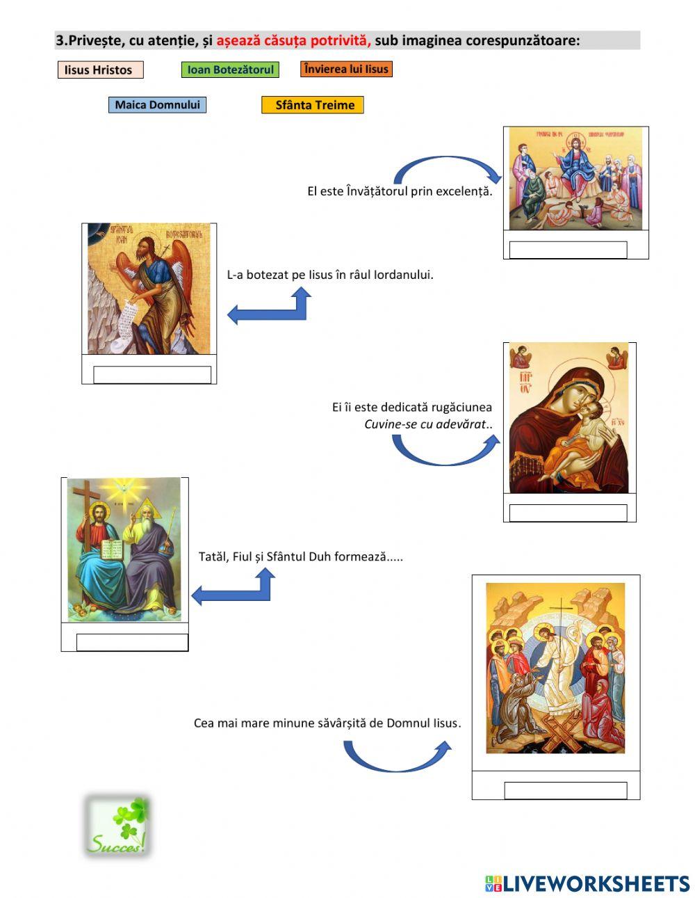 Evaluare Clasa a VI-a - Dumnezeu se face cunoscut omului