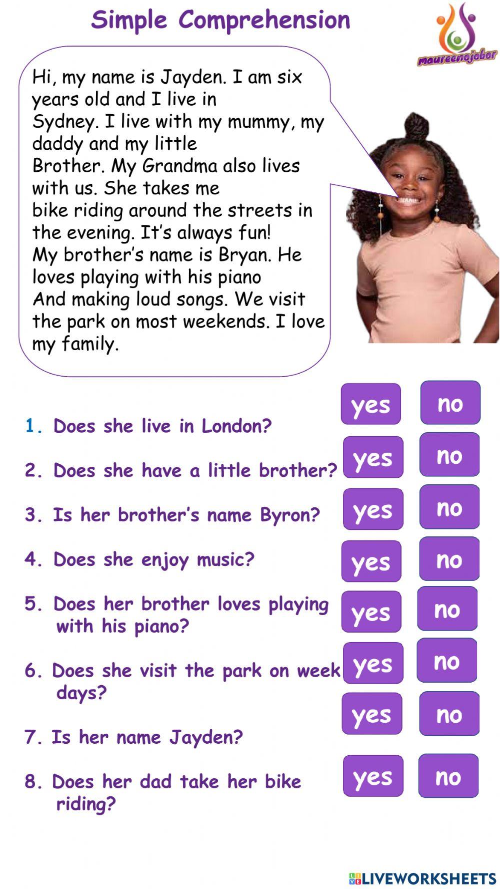 Reading Comprehension