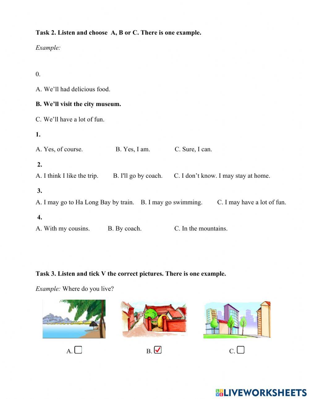 English 5 online exercise for 5 | Live Worksheets