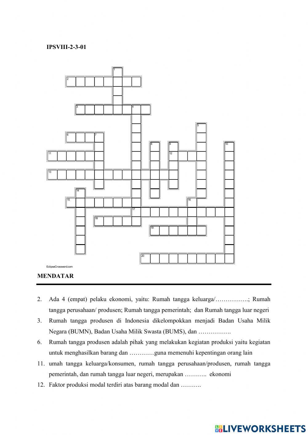 Crossword ips