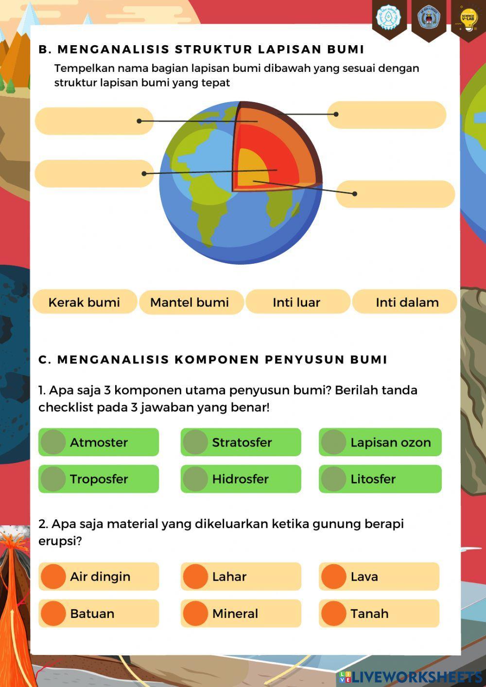 Lkpd bab 6 Lapisan Bumi