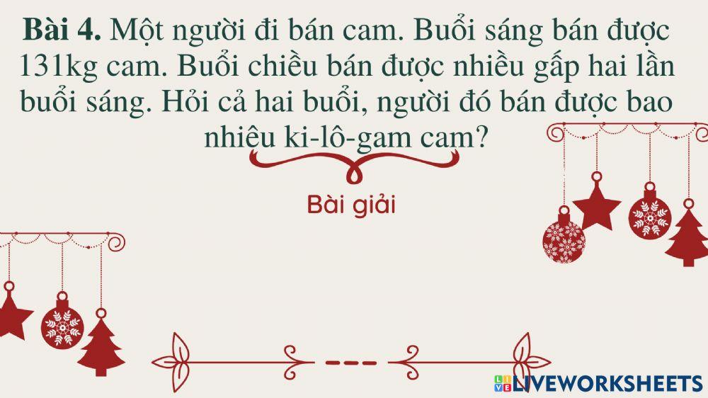 Bổ trợ Toán - Tuần 12