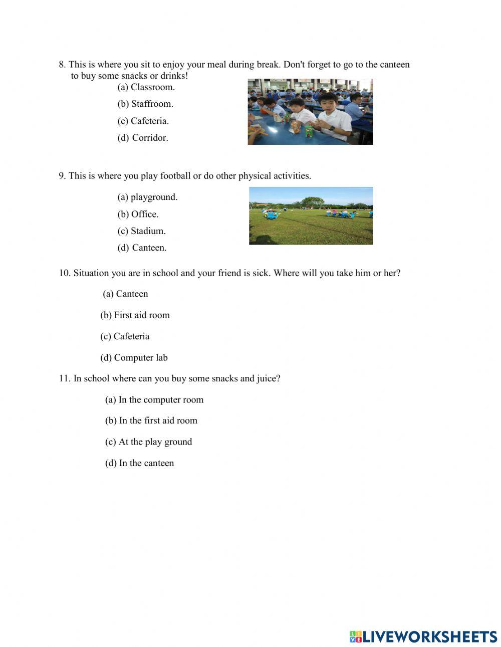 Midterm second semester secondary 1