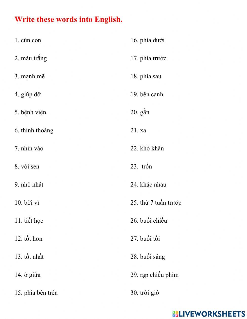 Ves - review lesson - 21-12-2021