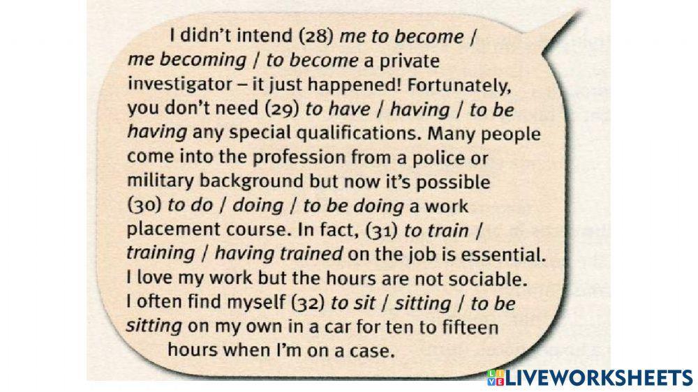 Infinitive-Gerund-Bare Infinitive