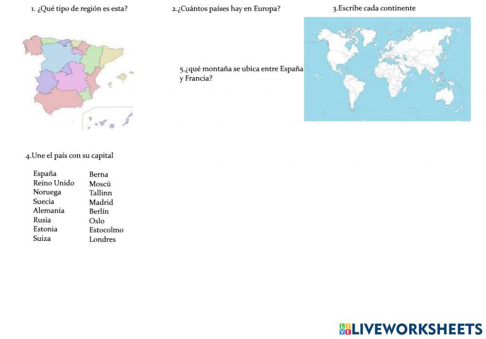Test de geografía fácil